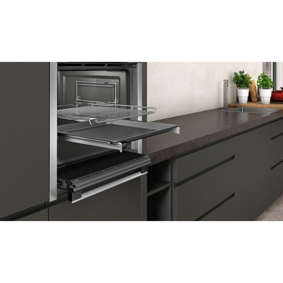 Neff B3ACE4HN0B SLIDE&HIDE¬Æ Built In Electric Single Oven