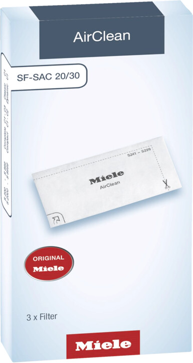 Miele 3944711 SF-SAC-30 Air-Clean filter 3 pcs