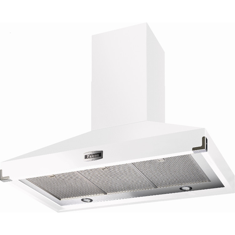 Falcon FHDSE1092WH/N 90890 FALCON 1092 Super Extract Hood White Nickel