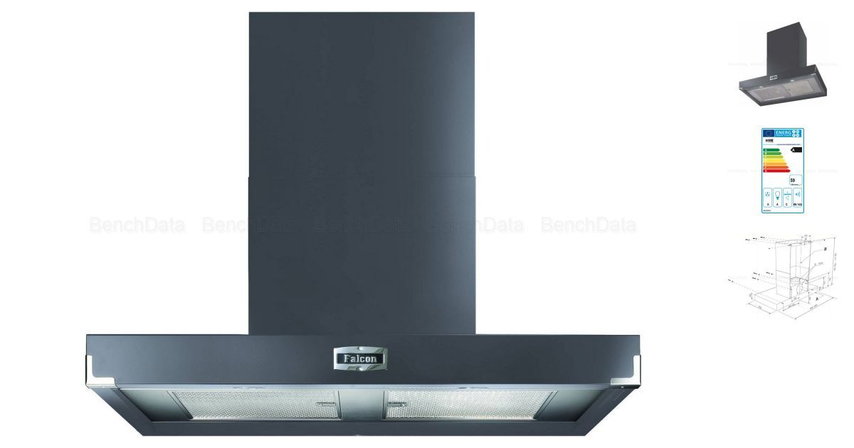 Falcon FHDCT1090SL/N 102350 FALCON 1090 Contemporary Hood Slate Nickel