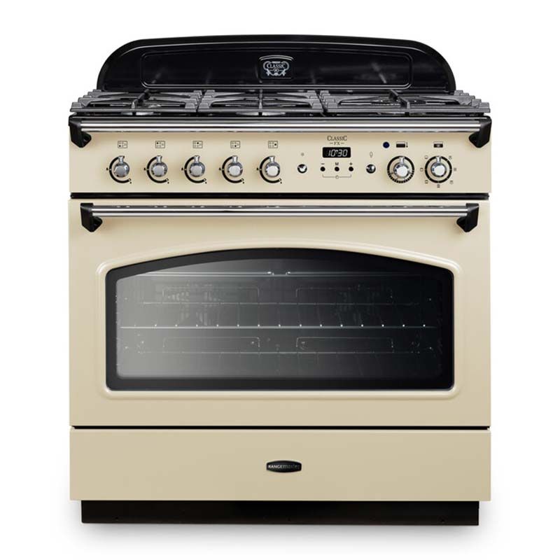 Rangemaster CLAS90FXDFFCR/C 128230 Classic FX 90 Dual Fuel CREAM