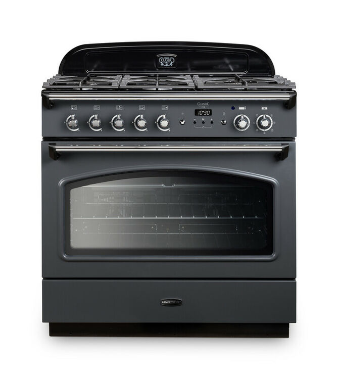 Rangemaster CLAS90FXDFFSL/C 128240 Classic FX 90 Dual Fuel SLATE