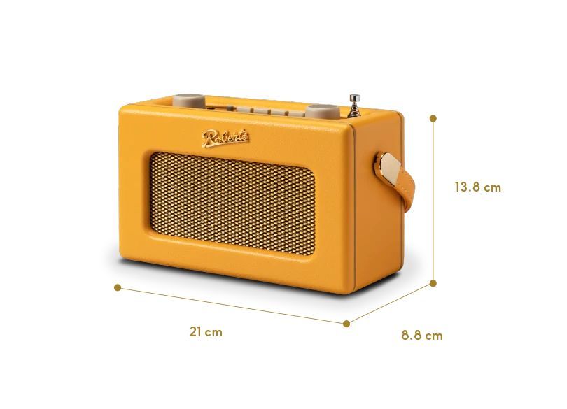 Roberts Radio REV-UNOBTSY Sunburst Yellow Revival Uno