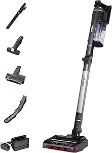 Shark IZ420UKT Stratos Cordless Stick Vacuum Cleaner - 120 Minutes Run Time - Silver
