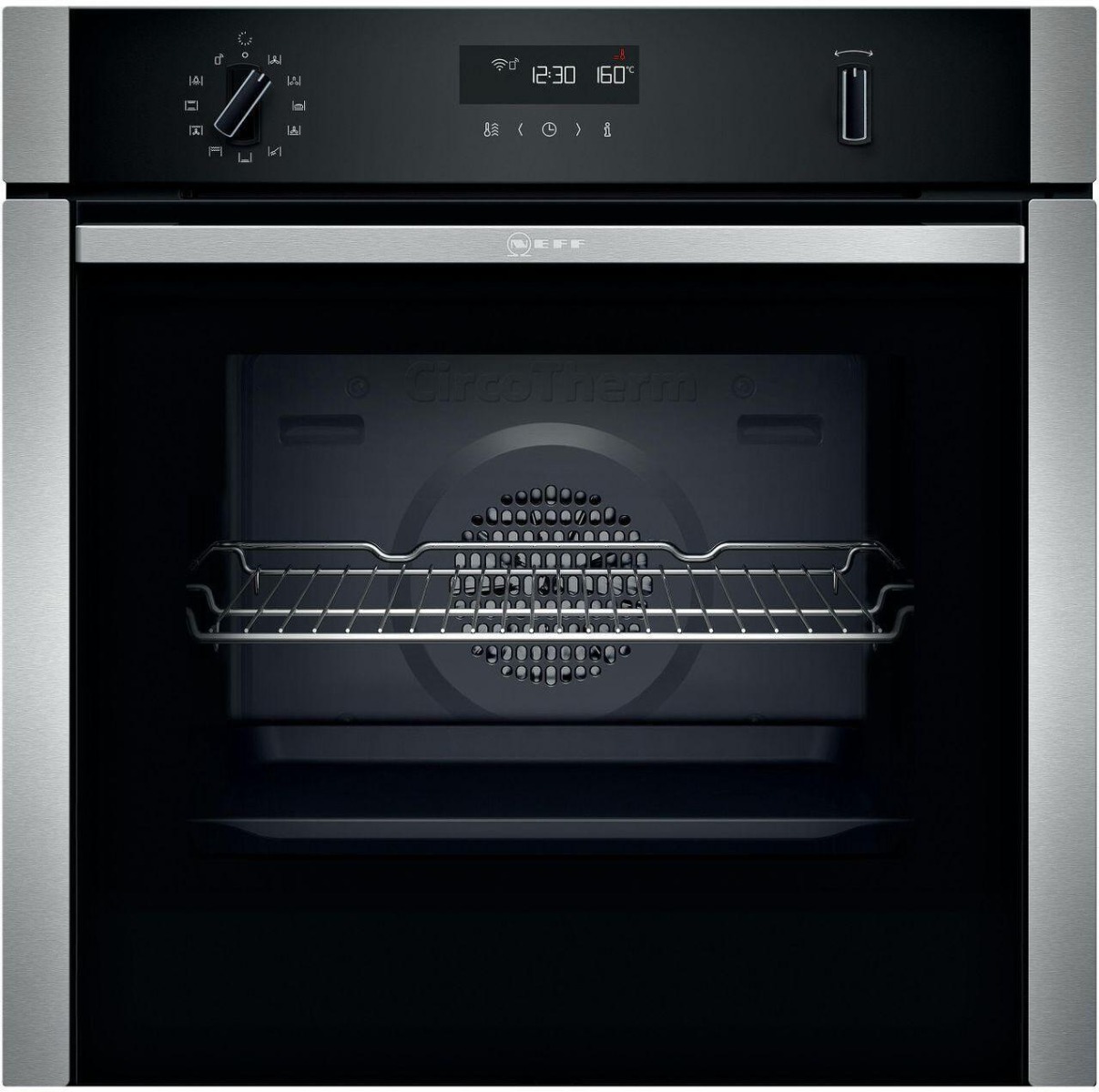 Neff B2ACH7HH0B Stainless Steel Pyro Clean, Single Oven