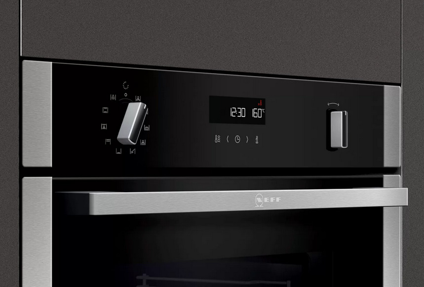 Neff B2ACH7HN0 CircoTherm, 8 functions, electronic, LCD display, 1 ClipRail, Single Oven