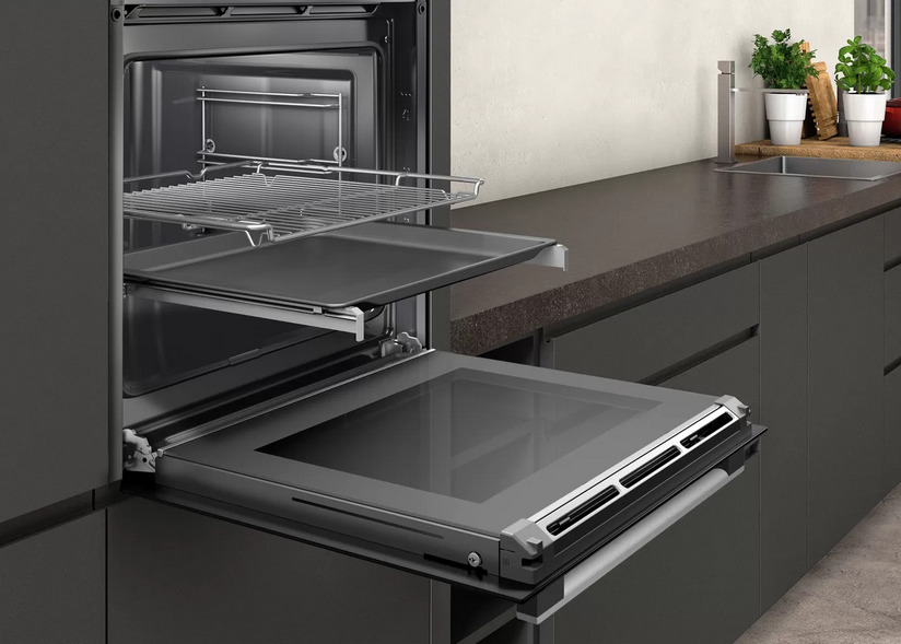 Neff B2ACH7HN0 CircoTherm, 8 functions, electronic, LCD display, 1 ClipRail, Single Oven