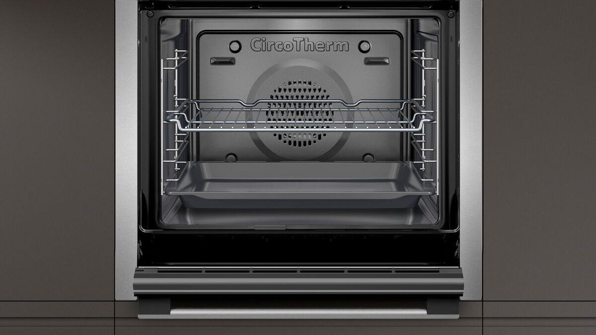 Neff B6CCG7AN0B CircoTherm, 7 functions, Red LED display, Fixed handle, Single Oven