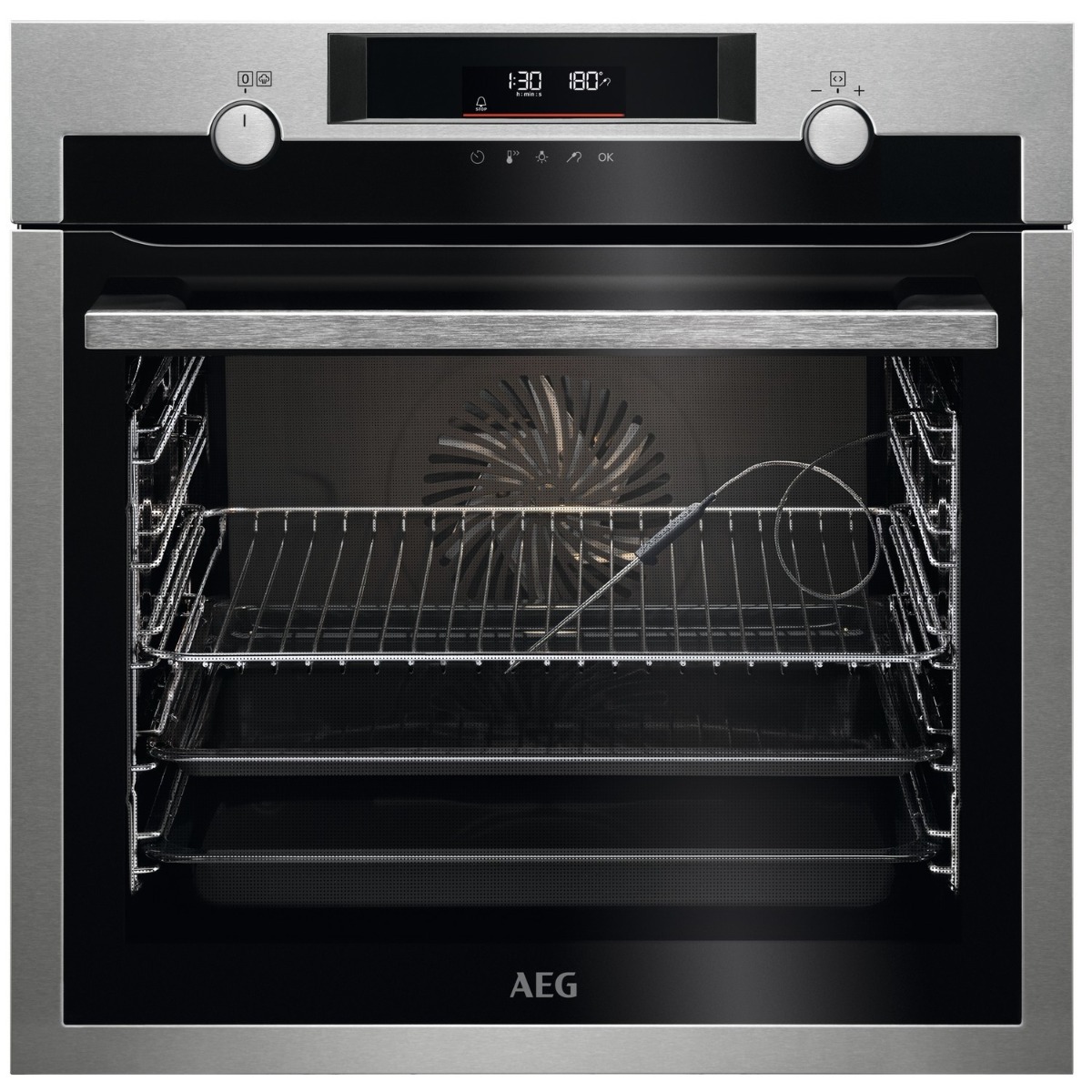 **EX-DISPLAY** Aeg BCE556060M Sensecook Multifunction Oven With Explore Retractable Rotary Controls Built In Single Oven