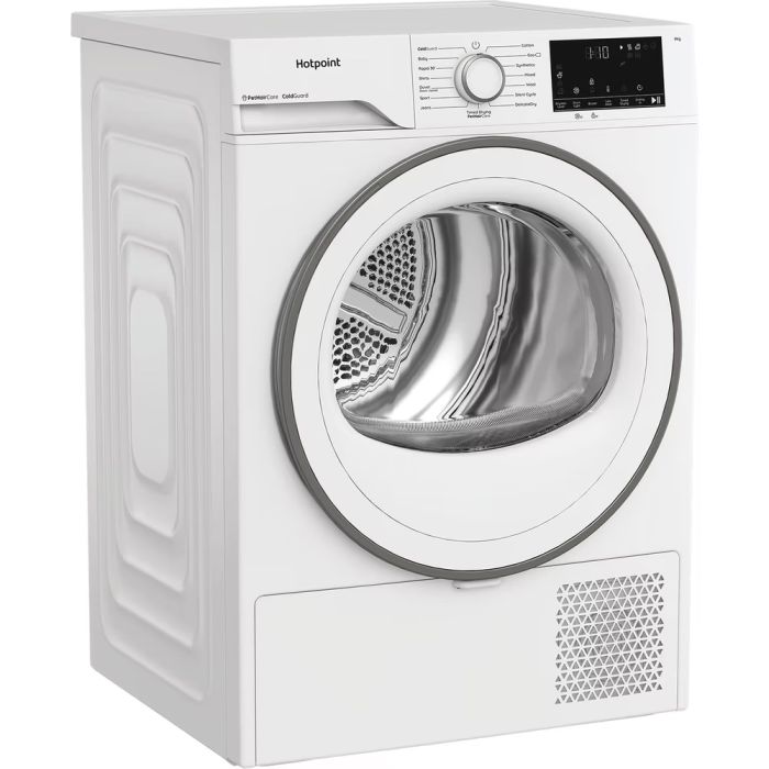 Hotpoint CHD94MWWUK 9KG - 60cm Heat Pump Tumble Dryer with PetHairCare