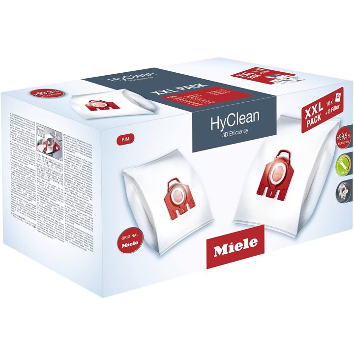 Miele 10408420 Hyclean 3D Efficiency Dustbag type FJM - XXL Multipack