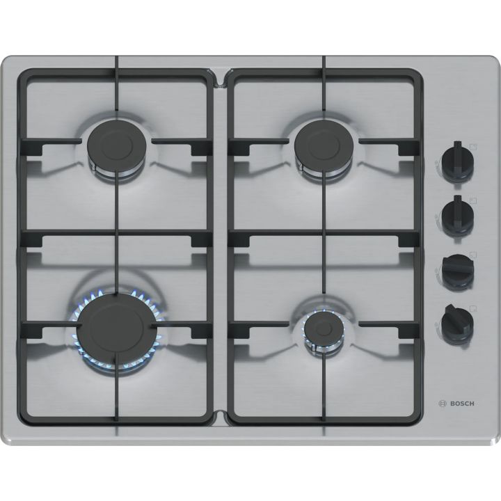 Bosch PBP6B5K60 60cm, 4 burners, 2 Cast iron finish supports