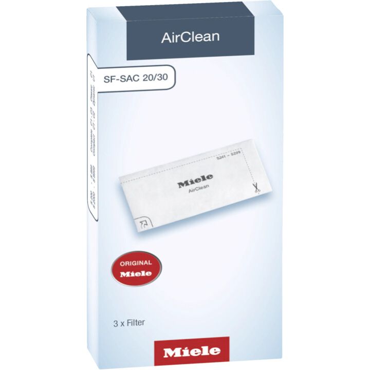 Miele 3944711 SF-SAC-30 Air-Clean filter 3 pcs
