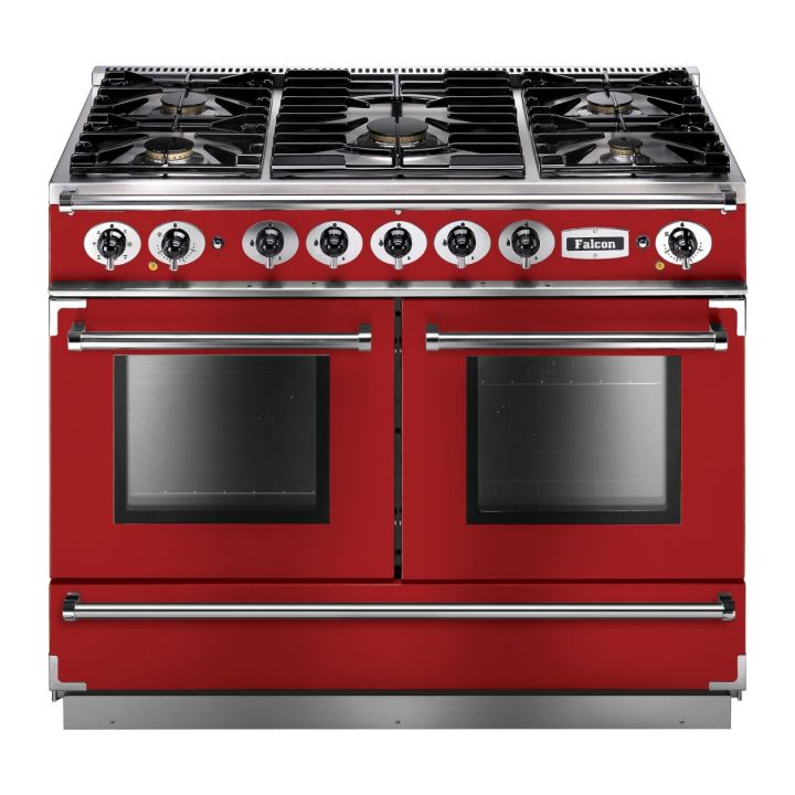 Falcon FCON1092DFRD/NM-EU 87160 Continental 1092 Dual Fuel Cherry Red Nickel