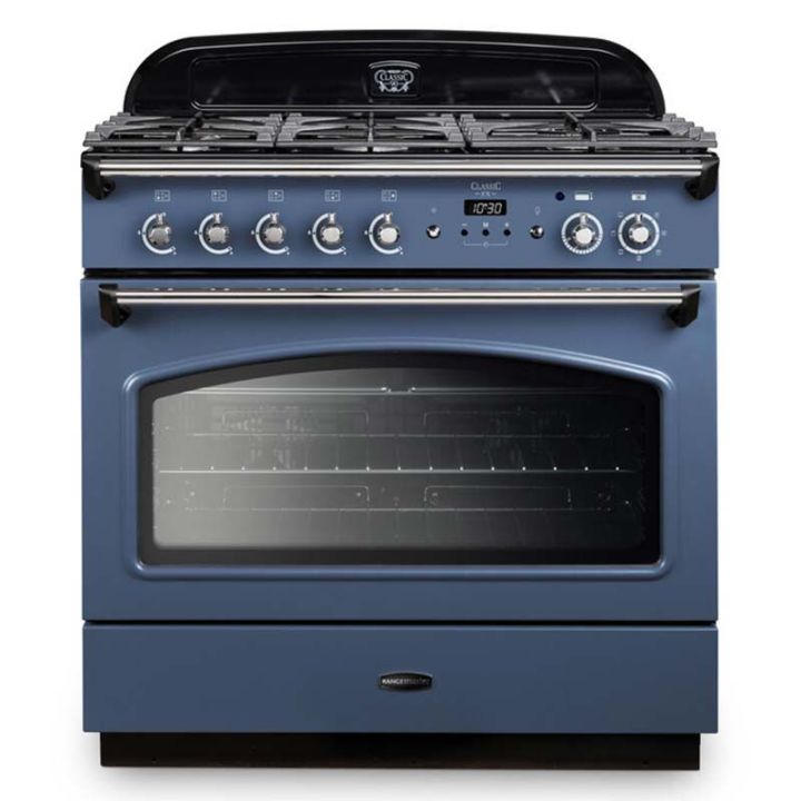 Rangemaster CLAS90FXDFFSB/C 128260 Classic FX 90 Dual Fuel STONE BLUE