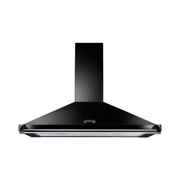 Rangemaster CLAHDC110BC/ 89280 Classic 110cm Chimney Hood - Black and Chrome