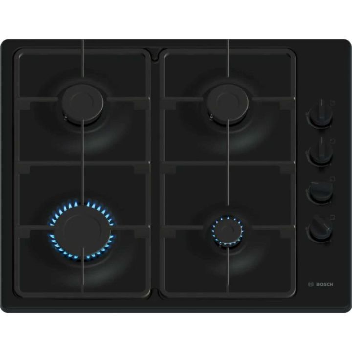 Bosch PBP6B6K60 60cm, 4 burners, 2 Cast iron finish supports