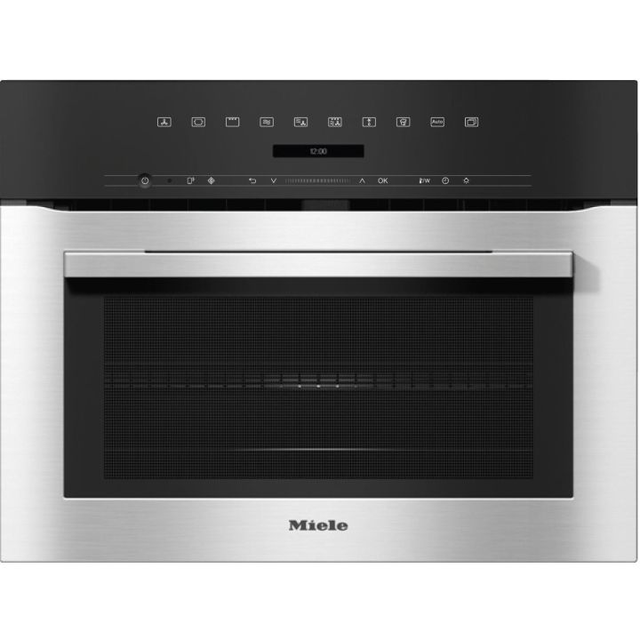 Miele H7140BM Clean Steel Compact Microwave Cobination Oven
