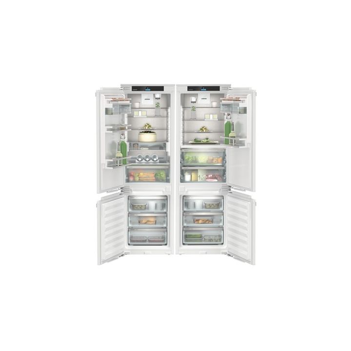 Liebherr IXCC5155 BioFresh NoFrost Side by Side Built in Integrated Fridge Freezer
