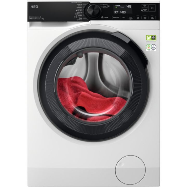 Aeg LFR94846WS Connected Freestanding Washing machine. 9000 Series. 8kg wash