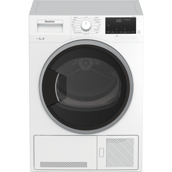 Blomberg LTK38020W 8kg Condenser Tumble Dryer - White