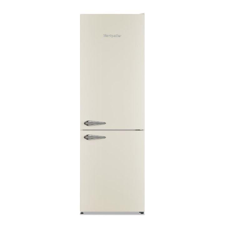 Montpellier MAB386EC 60cm Retro 60/40 Freestanding Fridge Freezer in Cream