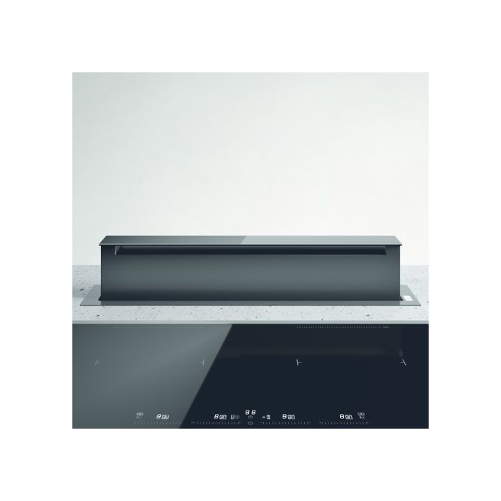 Elica PANDORA-BLK Black Downdraft Extractor 90Cm