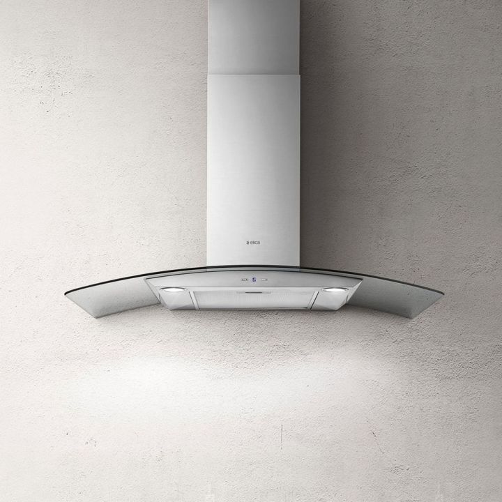 Elica REEF-A-60 Reef A stainless steel/curved glass 600mm