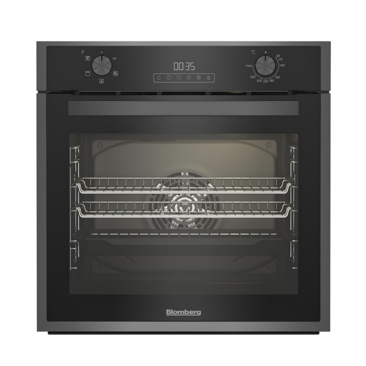 Blomberg ROEN9202DX 59.4cm Built In Electric Single Oven - Dark Steel