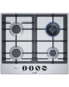 Bosch PCH6A5B90 60cm 4 Burner Gas Hob - Stainless steel