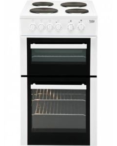 Beko BCDP503W 50cm Twin Cavity Electric Cooker