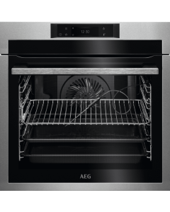Aeg BPE748380T Connected SenseCook Pyrolytic Single Oven with Sophisticated EXCite Touch controls, white L