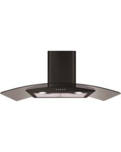 Cda ECP92BL 90Cm Wide Chimney Hood