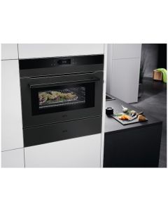 **EX-DISPLAY** Aeg KME768080T CombiQuick Combination Microwave compact oven