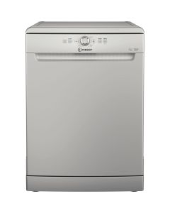 Indesit D2FHK26SUK SILVER Full Size Dishwasher, 14 Place Settings