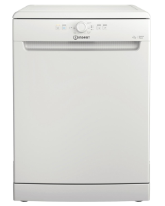 Indesit D2FHK26UK WHITE Fs Full Size Dishwasher, 14 Place, E, 9.5L, 49Db, 6 Progs
