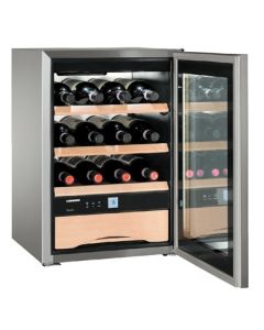 Liebherr WKes653 Grand Cru Steel Glass Door Single Zone Wine Cooler