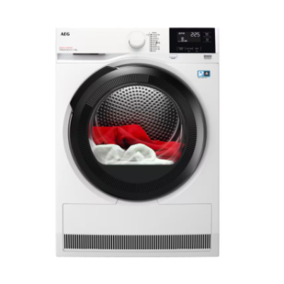 Aeg TR819A4B Heat pump Tumble dryer. 8000 Series, AbsoluteCare technology. 9kg capacity