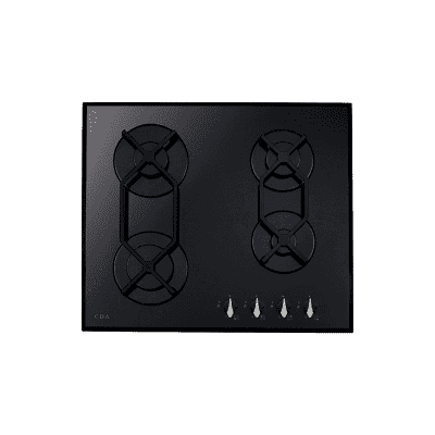 CDA HVG621BL Four burner gas on glass hob