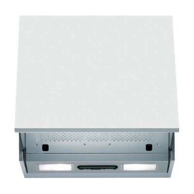 Indesit IAEINT66LSGR White/Silver Integrated Hood White With Sliver Trim