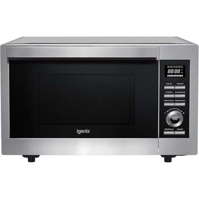 Igenix IG3095 Stainless Steel 30L Combination Microwave With Grill