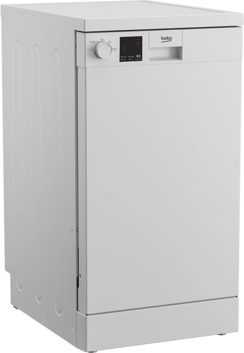 Beko DVS04X20W White Slim Line Dishwasher