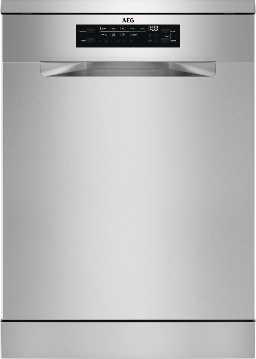 Aeg FFB73727PM Freestanding 60cm Dishwasher, XXL Capacity, 7000 Series, GlassCare, 15 Place Setting