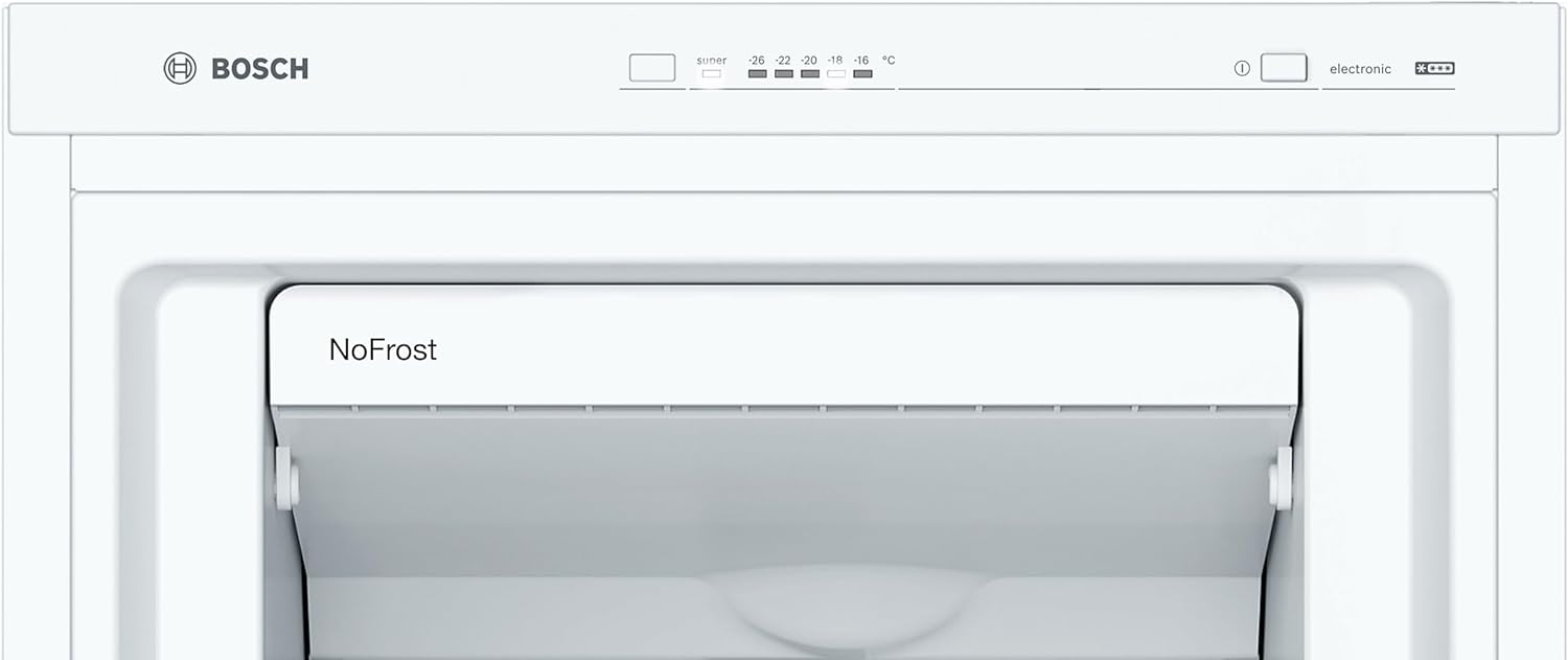 Bosch GSN36VWEPG White 186Cm Freestanding Freezer - NoFrost