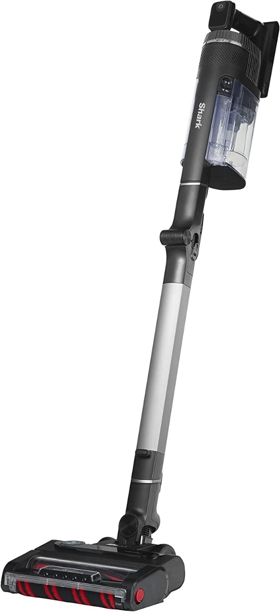 Shark IZ420UKT Stratos Cordless Stick Vacuum Cleaner - 120 Minutes Run Time - Silver