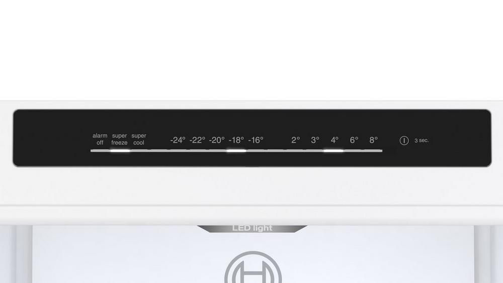 Bosch KGN362WDFG 60cm Frost Free Freestanding Fridge Freezer - White