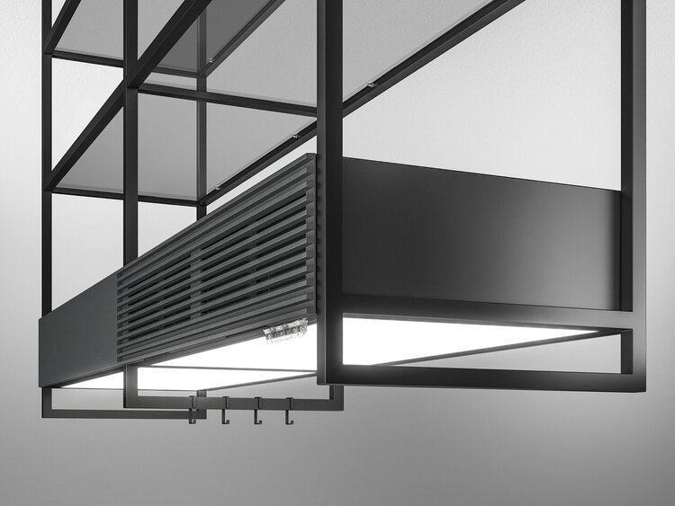 Elica KIT0166961 Open Suite Superior Island kit shelf full LED