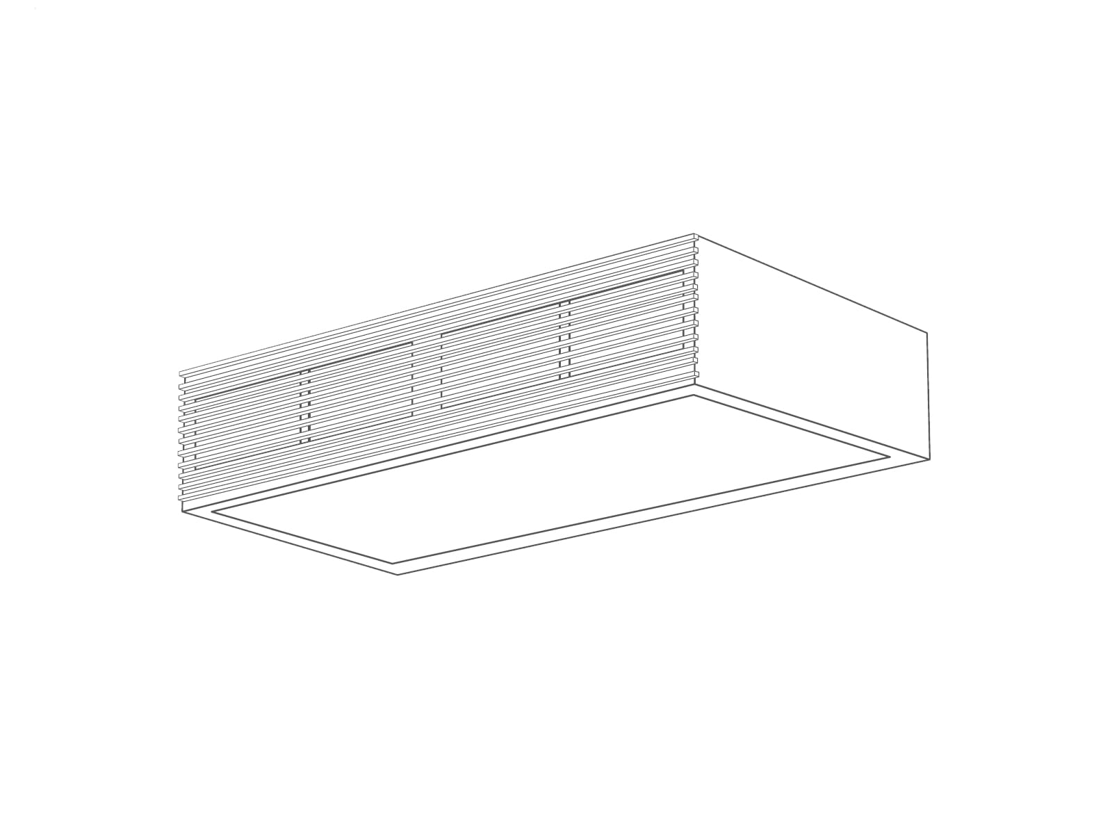 Elica KIT0167079 Open Suite Superior Island light hood add on