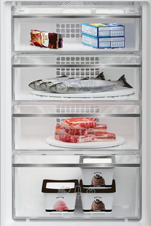 Blomberg KNE4564EVI 54cm Integrated 50:50 Frost Free Fridge Freezer - Integrated