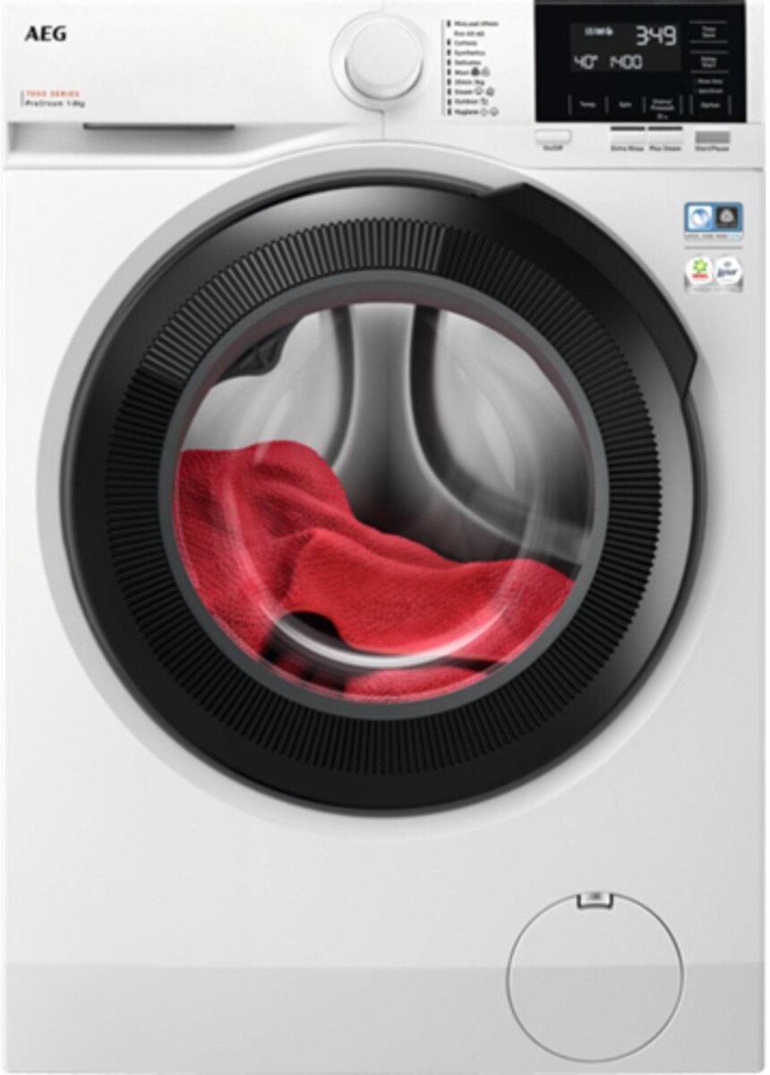Aeg LFR71864B Freestanding Washing machine. 7000 Series, ProSteam, 8kg wash capacity, 1600rpm